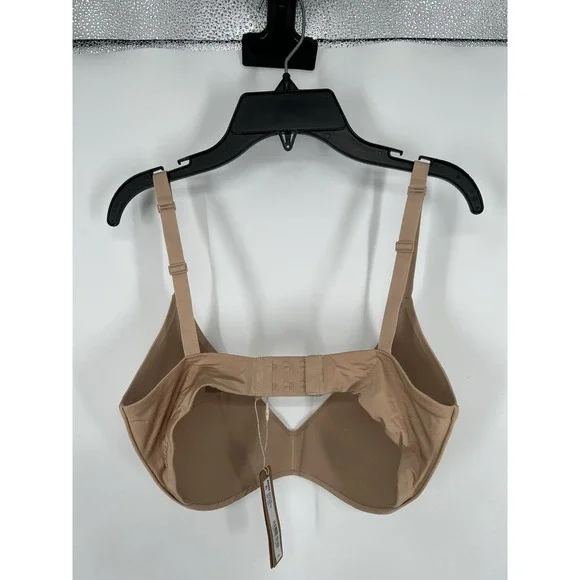 Skims Wireless Form Push Up Plunge‎ Bra Clay Padded Tan Beige Size 36DDD - Picture 2 of 7